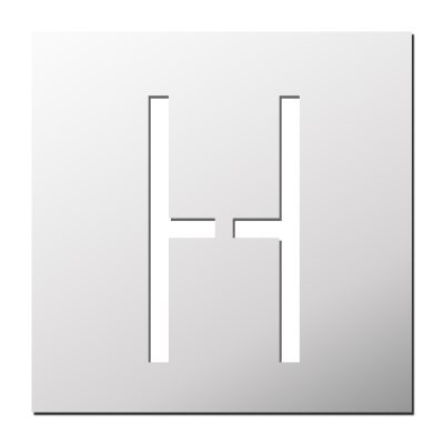 Pochoir H