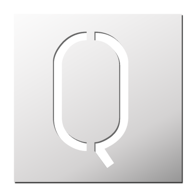 Pochoir Q