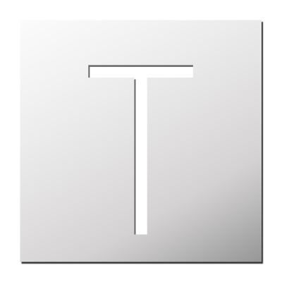 Pochoir T