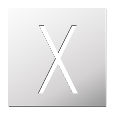 Pochoir X