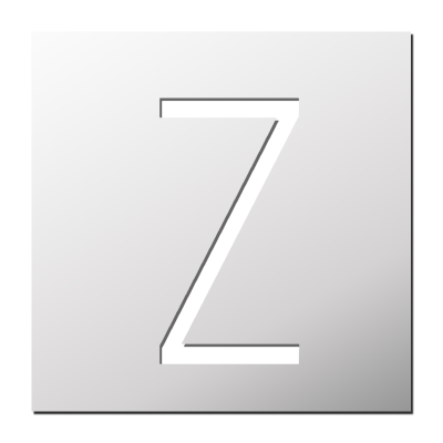 Pochoir Z