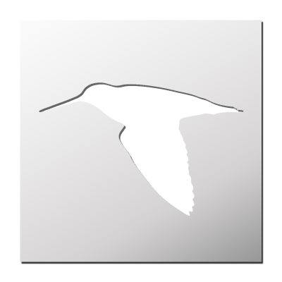 Pochoir Bécasse