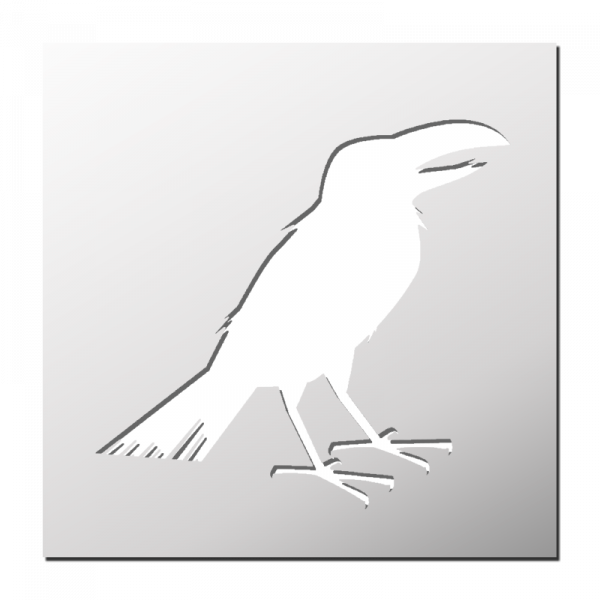 Pochoir Corbeau