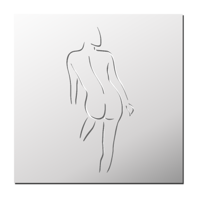 Pochoir Corps d’une femme