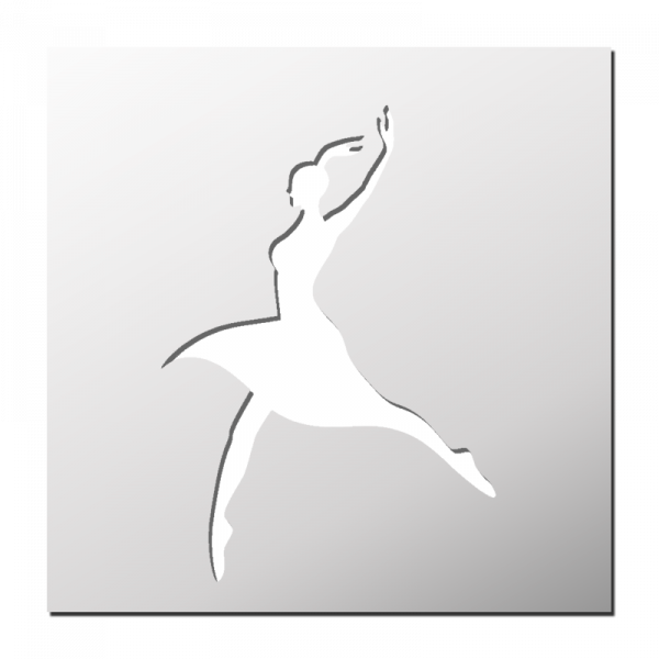 Pochoir Danseuse