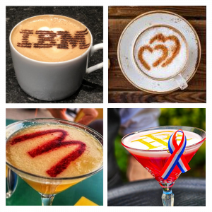 Pochoirs Café, Capuccino, Cocktail... (sur commande)