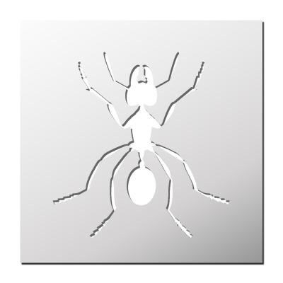 Pochoir Fourmis