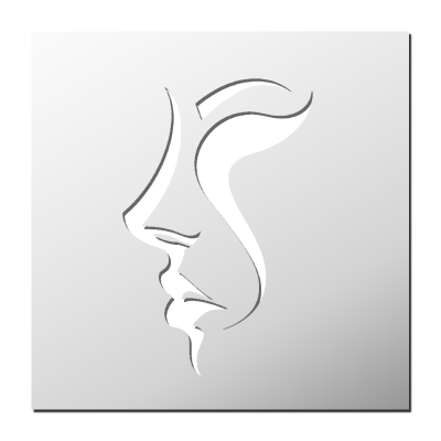 Pochoir Visage