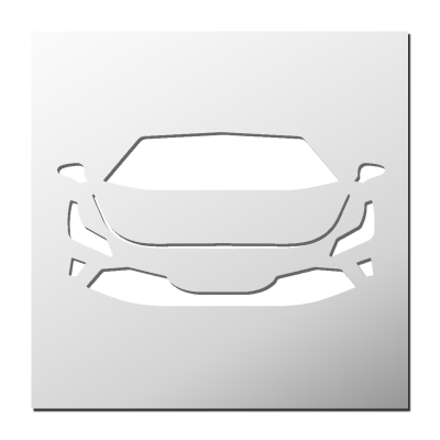 Pochoir Voiture de sport