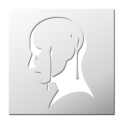 Pochoir Effrayant