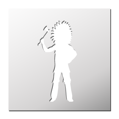 Pochoir Indien