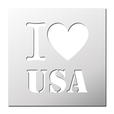 Pochoir J’aime USA