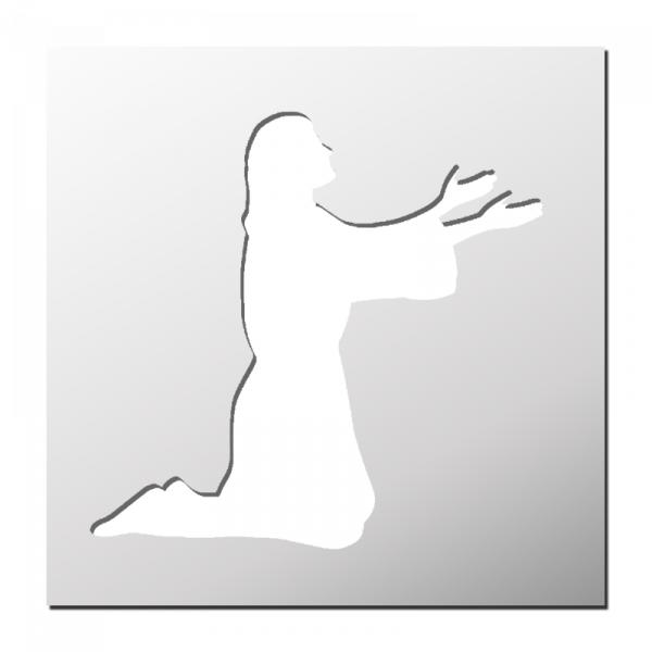 Pochoir Jésus