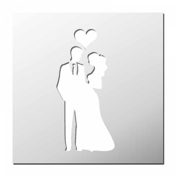Pochoir Mariage