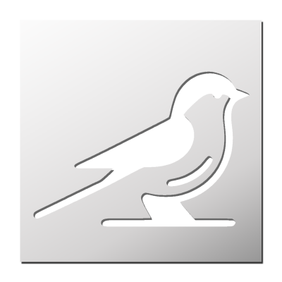 Pochoir Oiseau