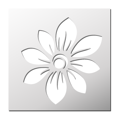 Pochoir Fleur