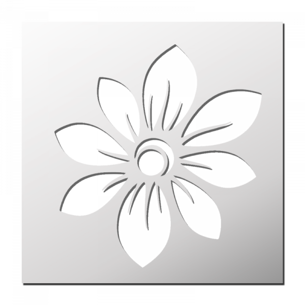 Pochoir Fleur
