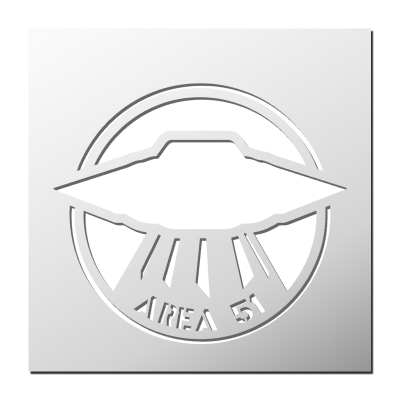 Pochoir AREA 51
