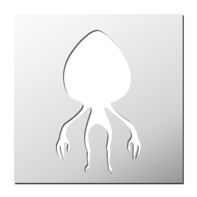Pochoir Alien