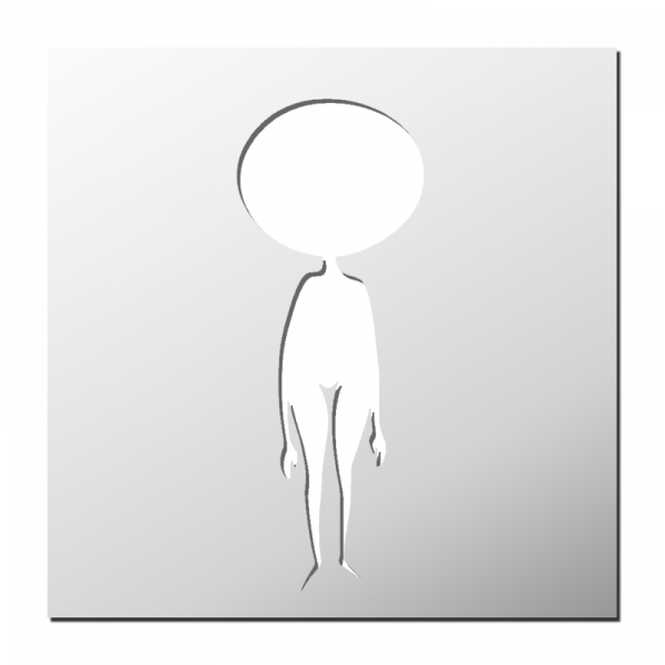 Pochoir Alien