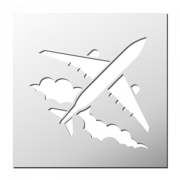 Pochoir Avion