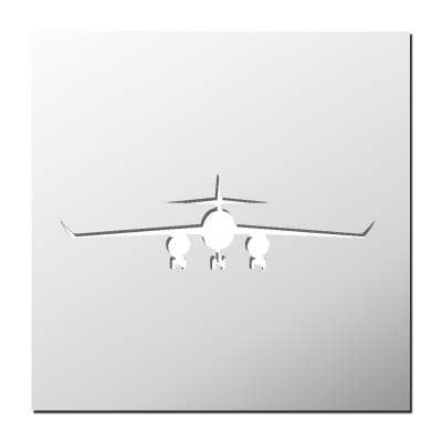 Pochoir Avion