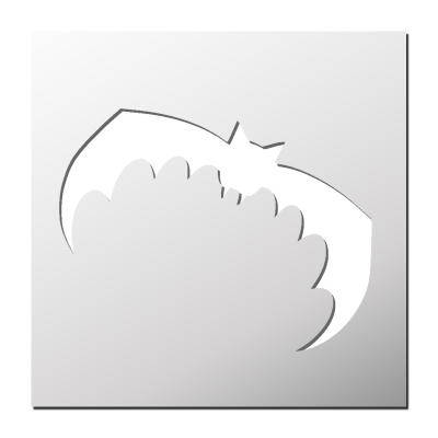 Pochoir Chauffe-souris