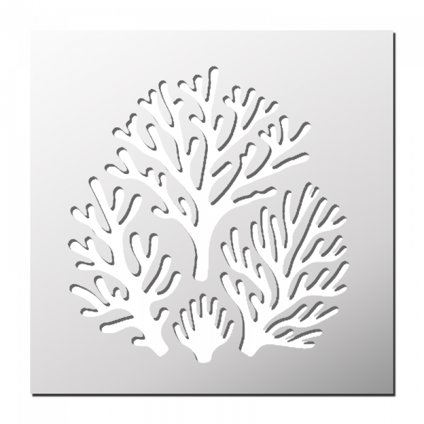 Pochoir Corail