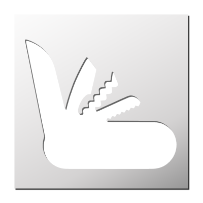Pochoir Couteau Suisse