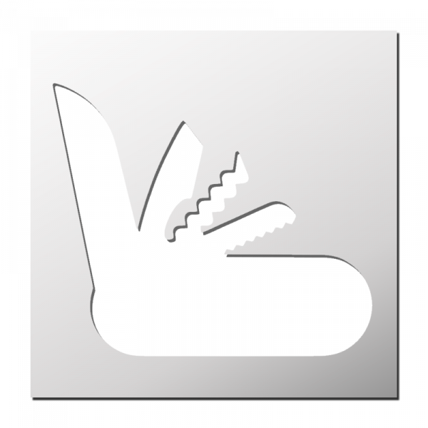 Pochoir Couteau Suisse