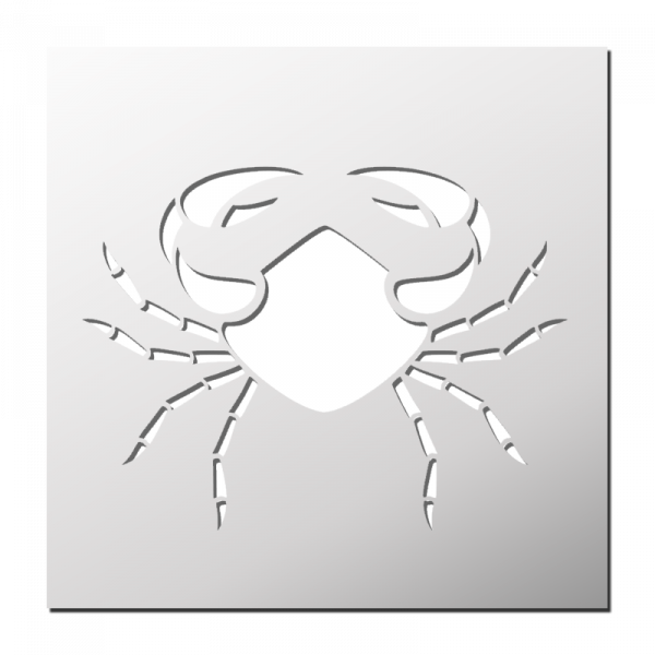 Pochoir Crabe
