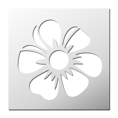 Pochoir Fleur