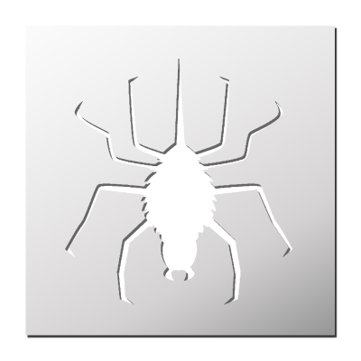 Pochoir Araignée