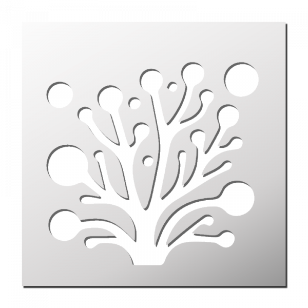 Pochoir Corail
