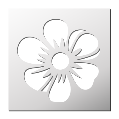 Pochoir Fleur