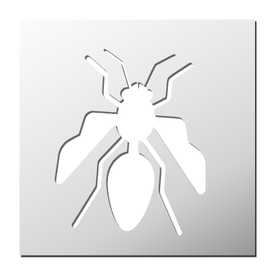 Pochoir Insecte