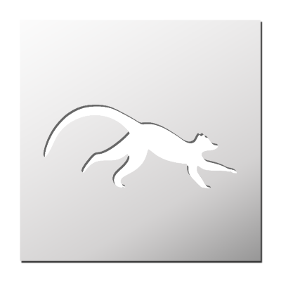 Pochoir Lémurien