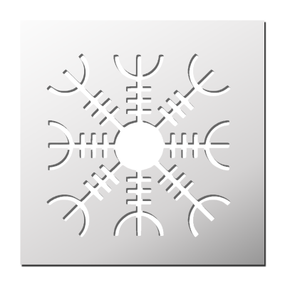 Pochoir Symbole Viking