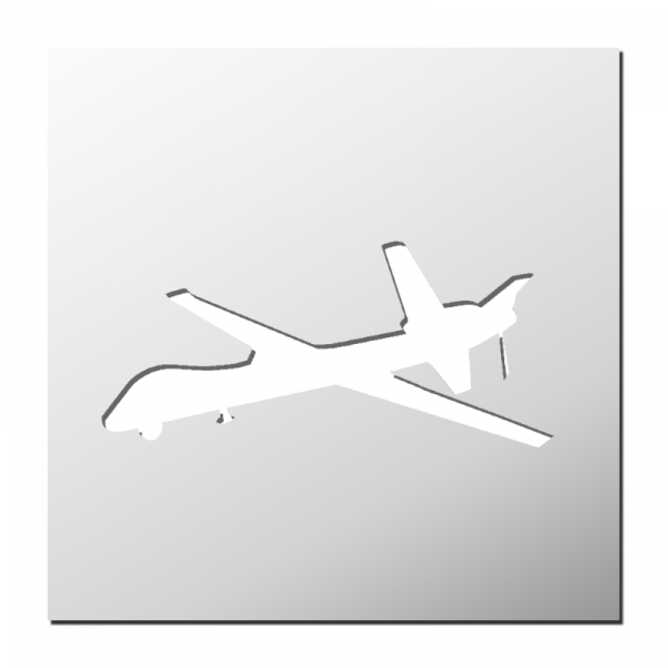Pochoir Drone Militaire