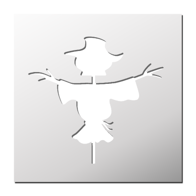 Pochoir Epouvantail