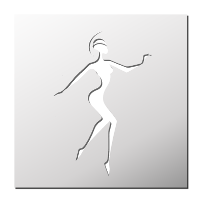 Pochoir Femme Africaine