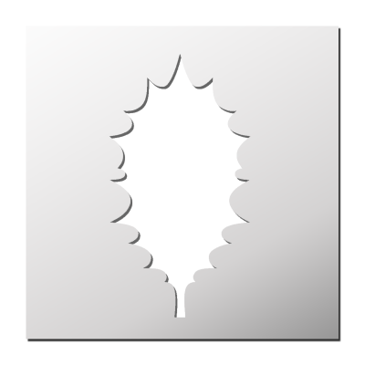 Pochoir Feuille