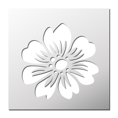 Pochoir Fleur