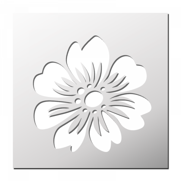 Pochoir Fleur
