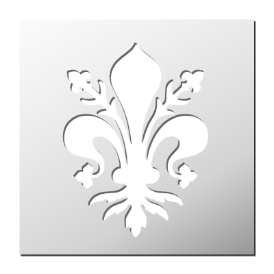 Pochoir Fleur de Lys