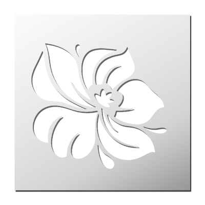 Pochoir Fleur