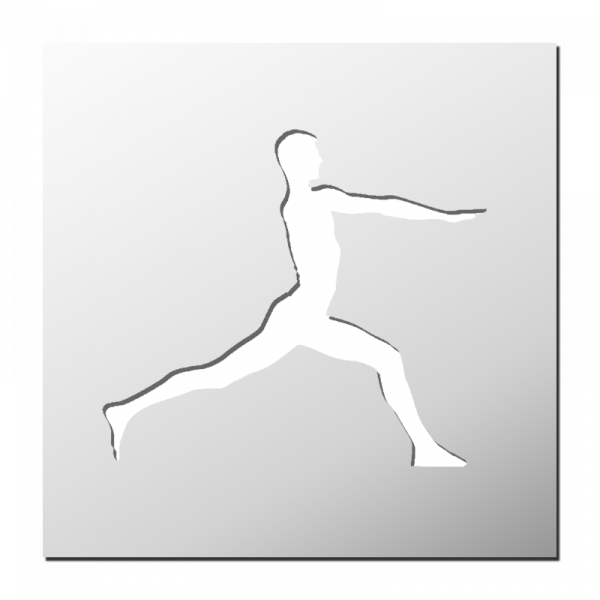 Pochoir Gymnaste