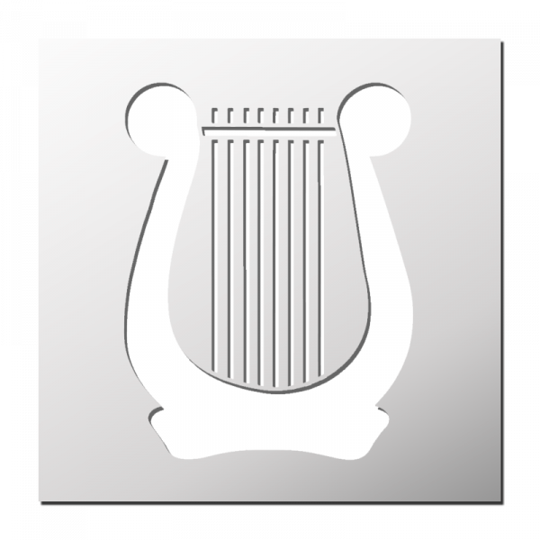 Pochoir Harpe