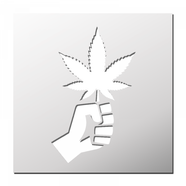 Pochoir Cannabis