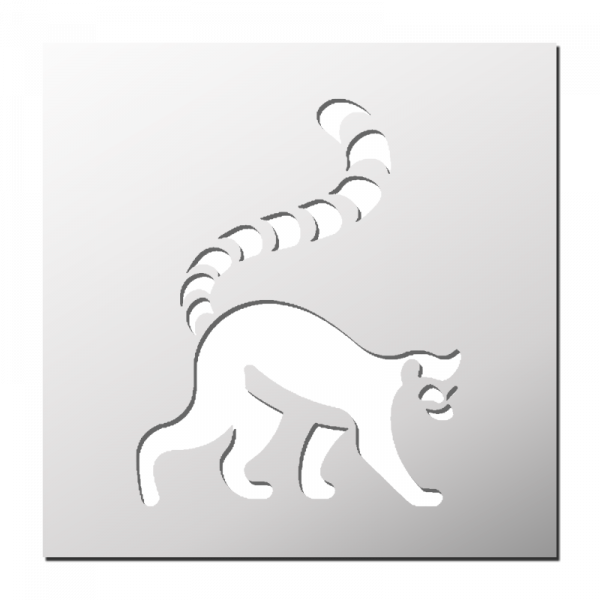 Pochoir Lémurien